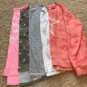 Lot of 5 Girls SO shirts, size 18 plus